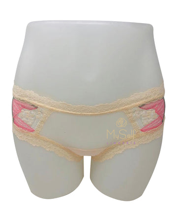 Hanky Panky 3A2221 Rosy Peach Melony Boyshort MYSELFLINGERIE.COM